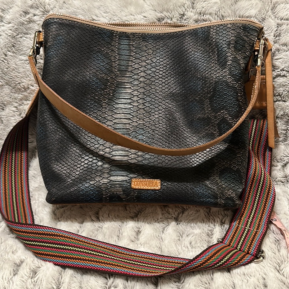 Consuela rattler hobo bag